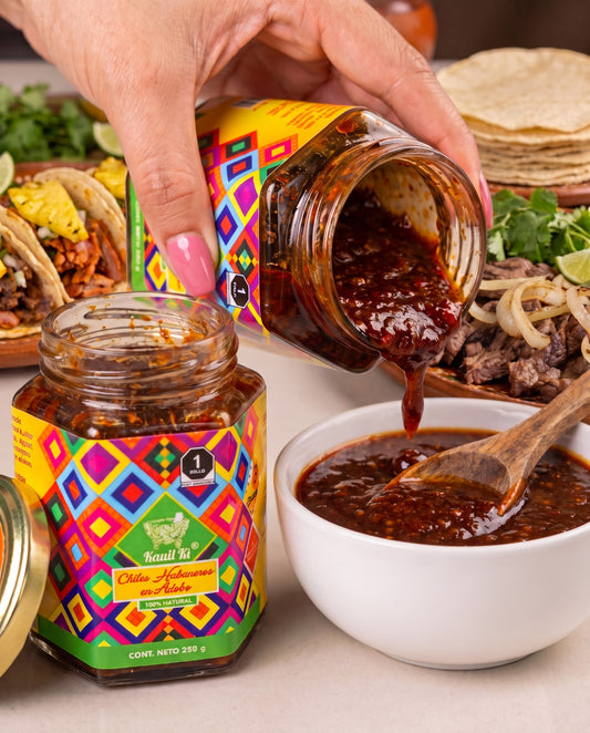 Chiles Habanero en Adobo (250 ml)